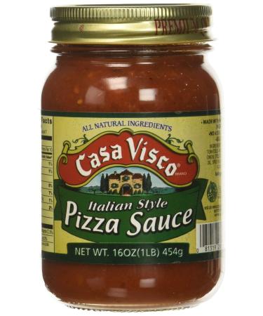Casa Visco Pizza Sauce, 16 Ounce (Pack of 6)