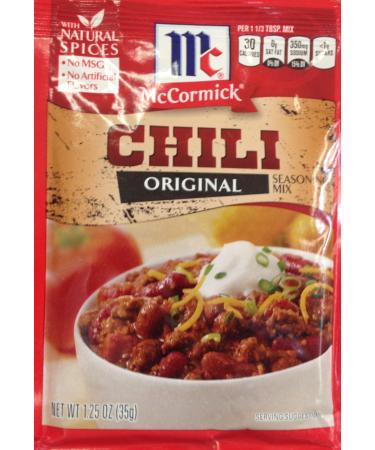 McCormick Original CHILI Seasoning Mix 1.25oz (10 Packets)