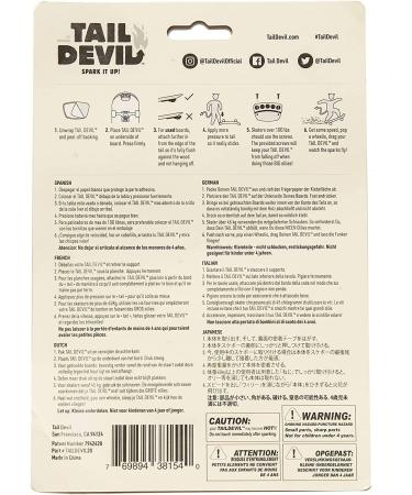 Tail Devil Skateboard Spark Plate | Enhance Your Skateboard with Sparks | Premium Skateboarder Accessory | Sparking Tail Plate Attachment (1 Pack) - Buy Online on SooperMarket.com