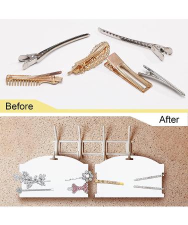 Geyee 50pc Hair Clip Display Cards - White Cardboard Organizer for Hair Bows & Barrettes - Buy Online on SooperMarket.com