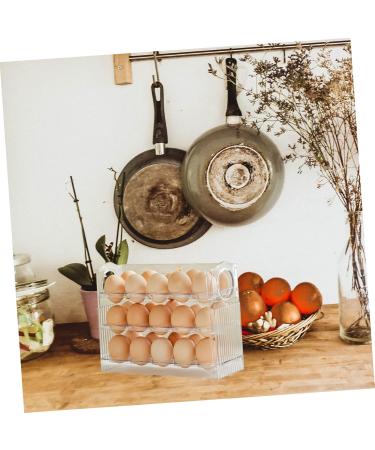 ABOOFAN Egg Storage Box Tray with Lid Drawer Organizer Plastic Egg Tray Egg Storage Holder Dog Storage Rack - Buy Online on SooperMarket.com