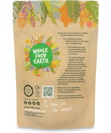 Wholefood Earth Organic Dried Ginger Slices 100 g | GMO Free | Certified Organic - Buy Online on SooperMarket.com