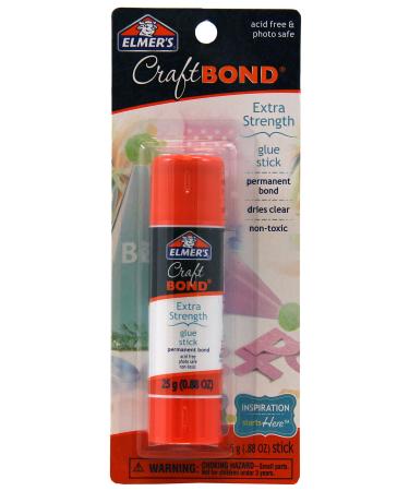 Elmer's Craft Bond Extra-Strength Glue Stick 1-Pack Blue 1-Pack 0.88 oz