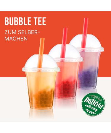 Inspire Food Bubble Tea Pearl Set - 3-Pack Popping Boba Fruit Beads - Vegan & Gluten-Free Strawberry Mango Blueberry Tapioca Pearls 450g Each - Buy Online on SooperMarket.com
