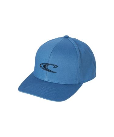 O'NEILL Clean & Mean X-Fit Hat Large-X-Large Black W/ White | Clean & Mean