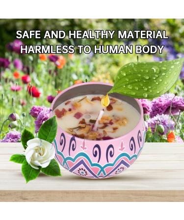 XTDMJ Fragrance Candles Gift Set - 4 Natural Soy Wax Aromatherapy Candles for Stress Relief & Relaxation | Ideal for Christmas Birthdays Baths & Yoga - Buy Online on SooperMarket.com
