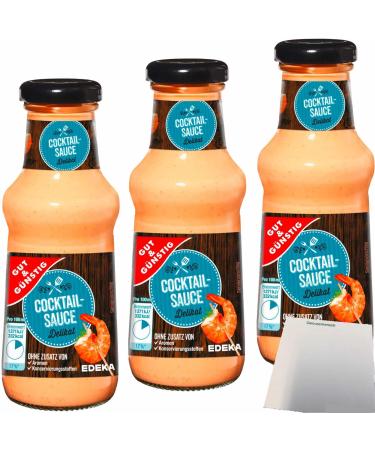 Good&Cheap delicate cocktail sauce 3-pack (3x250ml bottle) + usy block