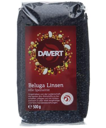 Davert Beluga Lentils black pack of 2 (2 x 500 g) - Organic