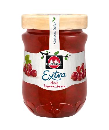 Schwartau Extra Redcurrant jam pack of 8 (8 x 340 g)