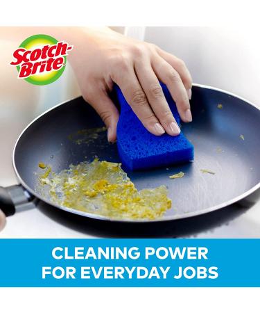 Scotch-Brite Non-Scratch Scrub Sponges - 3 Pack for Dishes & Kitchen Cleaning - Buy Online on SooperMarket.com