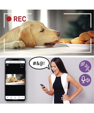 Emos Gosmart 1080p WiFi Surveillance Camera - Smart Indoor Pet Camera with Alexa & Google Assistant Compatibility - Buy Online on SooperMarket.com