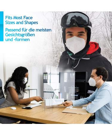 Buy Virshields FFP2 Mundsprung Mask - 94% PFE 99.99% VFE 5-Layer Face Mask Made in EU 20 Pack - Color Options Available for Optimal Breathing Protection - Buy Online on SooperMarket.com