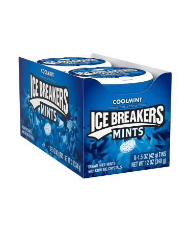 Ice Breakers Mints Cool Mint - Peppermint Candies 1 piece (8 x 42 g)