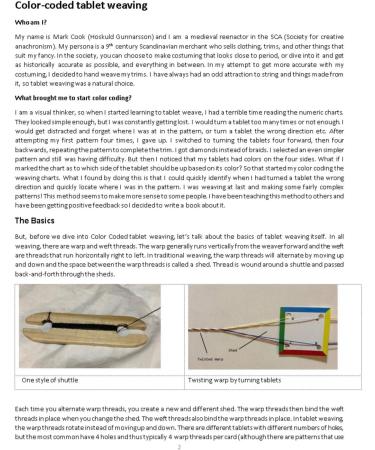 Color Coded Tablet Weaving | Shop Essential Tools for Creative Weaving - Buy Online on SooperMarket.com