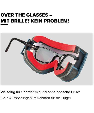 Atomic Count S Stereo Ski Glasses - Clear View Glare Protection High-Quality Mirroring Live Fit Frame | Over Glasses Compatible - NS Black - Buy Online on SooperMarket.com