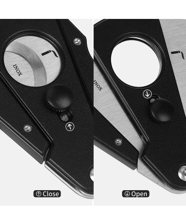 CiTree Double Blade Guillotine Cutter with Safety Lock - Stainless Steel Clippers (Black) - Buy Online on SooperMarket.com