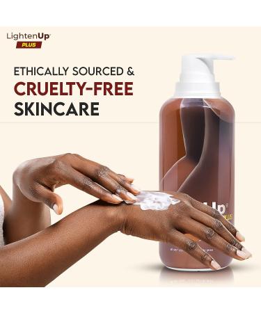 LightenUp Skin Brightening Lotion 13.5 Fl oz - Hyperpigmentation Body Cream with Jamaican Castor Oil and Shea Butter - Buy Online on SooperMarket.com