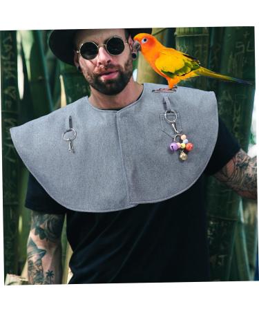 Happyyami Parrot Training Shoulder Pad Parrot Clothing Protector Bird Rack Anti-Scratch 55.50X37.00X1.00CM As Shown - Buy Online on SooperMarket.com