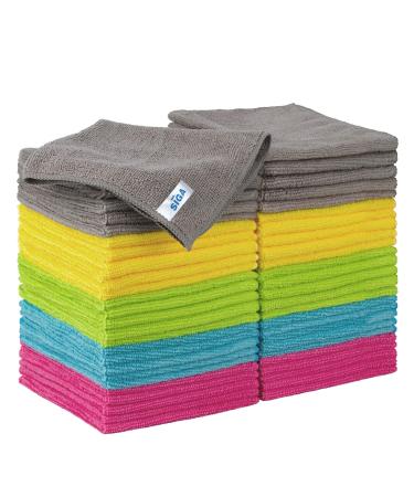 MR.SIGA Microfiber Cleaning Cloth, All-Purpose Cleaning Towels, Pack of 50, Size 11.8 x 11.8 in