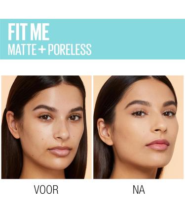 Maybelline Fit Me Matte & Poreless Makeup No. 320 Natural Tan - 30 ml Liquid Foundation Lightweight & Moisturizing Best for Medium Coverage - Buy Internationally Online - Buy Online on SooperMarket.com