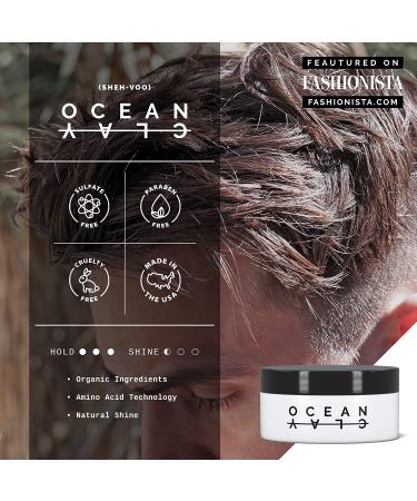 SHEHVOO Ocean Clay - Premium Men's Hair Styling Clay | Natural Ingredients - Buy Online on SooperMarket.com
