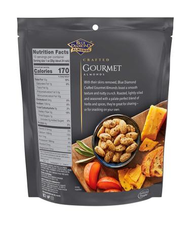 Blue Diamond Gourmet Almonds - Garlic Herb & Olive Oil 10oz (1 Pack) - Buy Online on SooperMarket.com