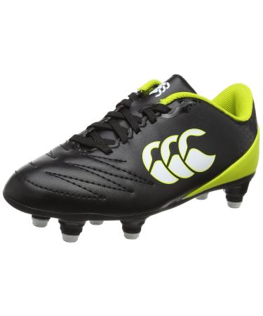 Canterbury Boy's Rugby Boots 14 Black Brilliant Blue