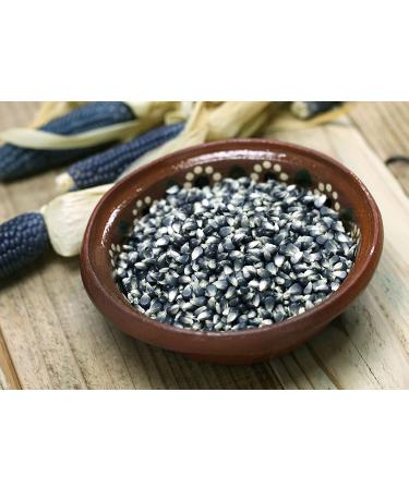 Organic Blue Corn Kernels 3 lbs - Non-GMO Vegan Bulk Cereal Grain with Vitamin B6 & Phosphorus, Ideal for Grinding, Stews, Casseroles & Soups - Buy Online on SooperMarket.com