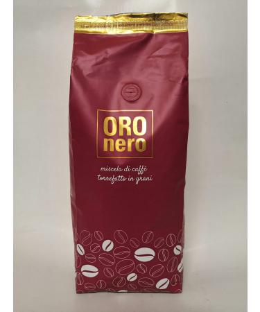 Oro Nero Red Coffee Beans Espresso tosataura 9/10 arabica 20% Selection of coffee beans made in Italy 1 kg