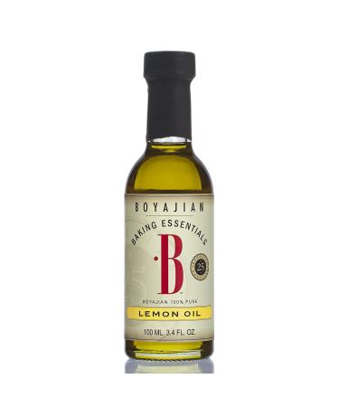Boyajian Pure Lemon Oil, 3.4 Fluid Ounce 3.4 Fl Oz (Pack of 1)