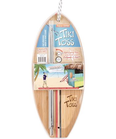 Tiki Toss Ring Toss Game - Deluxe Americana Edition for Adults & Kids | Indoor & Outdoor Fun - Buy Online on SooperMarket.com