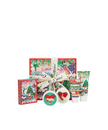 Cath Kidston Christmas Legends-Pamper Hamper - Hand Cream Body Lotion Hand Scrub Hand Balm & Bath Salts Sachets