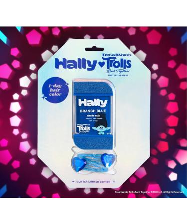 Trolls Hair Color & Accessories | Branch Glitter Blue Temporary Dye | No Mess Girls Makeup & Movie Merch - Buy Online on SooperMarket.com