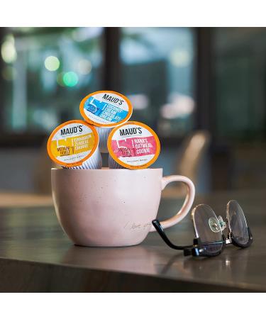 80ct Maud's Super Flavored Coffee Pods Variety Pack - 100% Arabica, 16 Flavors, Solar Energy Produced, Recyclable - KCup Compatible - California Roasted - 80 Count - Buy Online on SooperMarket.com