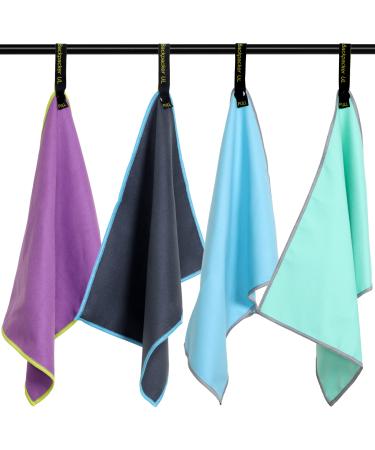 Backpacking Ultralight Quick Dry Towel Soft Microfiber Camping Yoga Hiking Navy