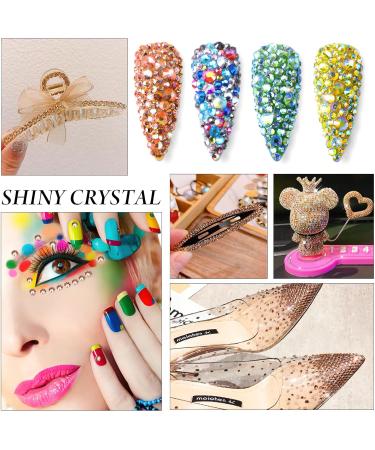 Yhmq 2160pcs Rhinestones & Nail Crystals - Champagne SS20 (4.6 & 4.8mm) for Glamorous Nail Art | International Shipping Available - Buy Online on SooperMarket.com