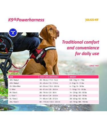 K9 Powerharness XL/2 Black - Premium Dog Harness for Ultimate Comfort & Control | Shop Internationally! - Buy Online on SooperMarket.com