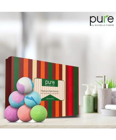 Indulge in Luxury with Natural Bath Bombs Gift Set - Relaxing Spa Balls Infused with Essential Oils & Shea Butter for Women & Kids! Sulfate & Paraben Free - Buy Online on SooperMarket.com