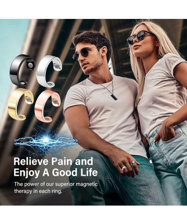 Lymphatic Drainage Magnetic Therapy Ring | Detoxification & Treatment | Men & Women - Buy Online on SooperMarket.com