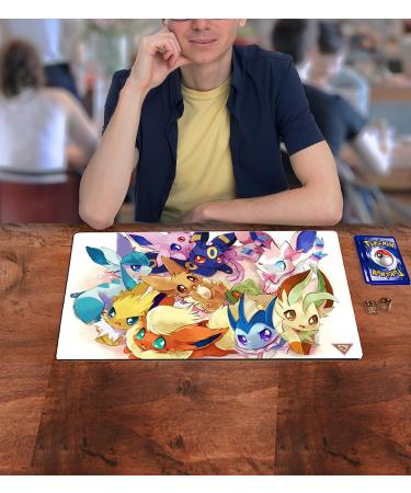 Eeveelutions Board Game Playmat - Trading Cards Mouse Pad Mat - Buy Online on SooperMarket.com