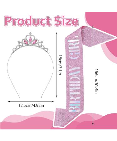 Andibro Glitter Rhinestone Headband Set Pink - Buy Online on SooperMarket.com