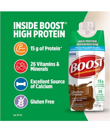 BOOST High Protein Meal Replacement Drink Chocolate 237 ml - Buy Online on SooperMarket.com