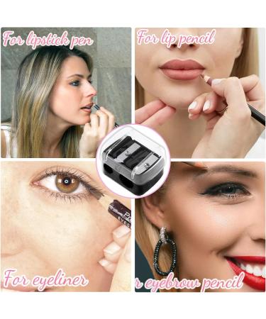 4 Pcs Eyeliner Sharpener Lip Liner Sharpener 2 Holes Dual Eye Pencil Sharpener Eyebrow Pencil Sharpener for Eyebrow Pencil Eye Pencil Eye Liner Lip Line Brow Pencil - Buy Online on SooperMarket.com