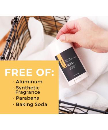 Rustic MAKA Natural Deodorant Takes Two To Mango (Mango + Lime) Free of Aluminum Baking Soda & Parabens Activated Charcoal + Magnesium Continuous Odor Control - Buy Online on SooperMarket.com