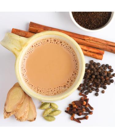 Zyanna Masala Chai Tea - Premium Assam Tea Blend with Indian Masala Spices (8.8oz - 125 Cups) - Buy Online on SooperMarket.com