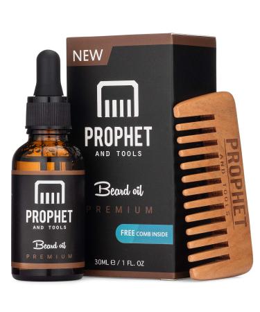 2023 FAVOURITE* Unscented Beard Oil Revolutionary Formula helps to Thicken Beard Growth Soften Hairs Relieve Itch & Flaking Beard Comb Included 30 Ml