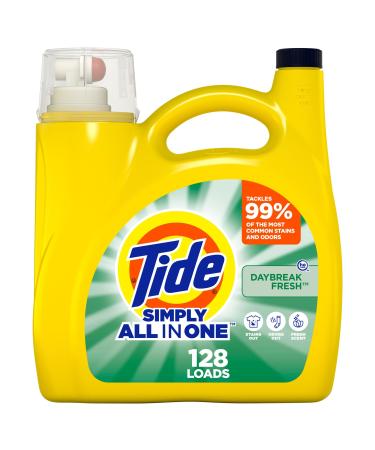 Tide Simply Liquid Laundry Detergent Daybreak Fresh 168 oz 128 Loads 168 Fl Oz (Pack of 1)