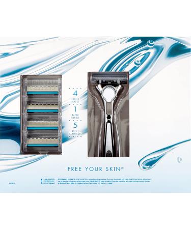 Schick Titanium Shaving Starter Gift Set for Men - Razor + 5 Refills - Buy Online on SooperMarket.com