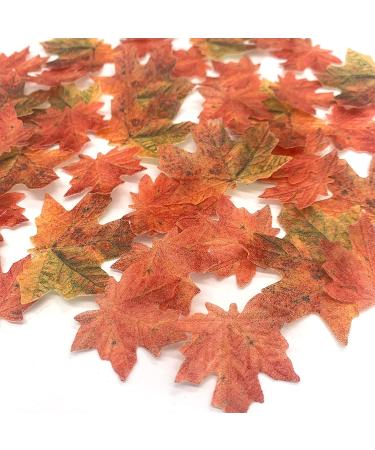 90 Pcs Edible Gold Leaf Fall Leaves Cupcake Toppers for Party Cake Decoration - Buy Online on SooperMarket.com