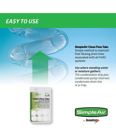 SimpleAir SACF Drain Line tabs  6 Count - Buy Online on SooperMarket.com